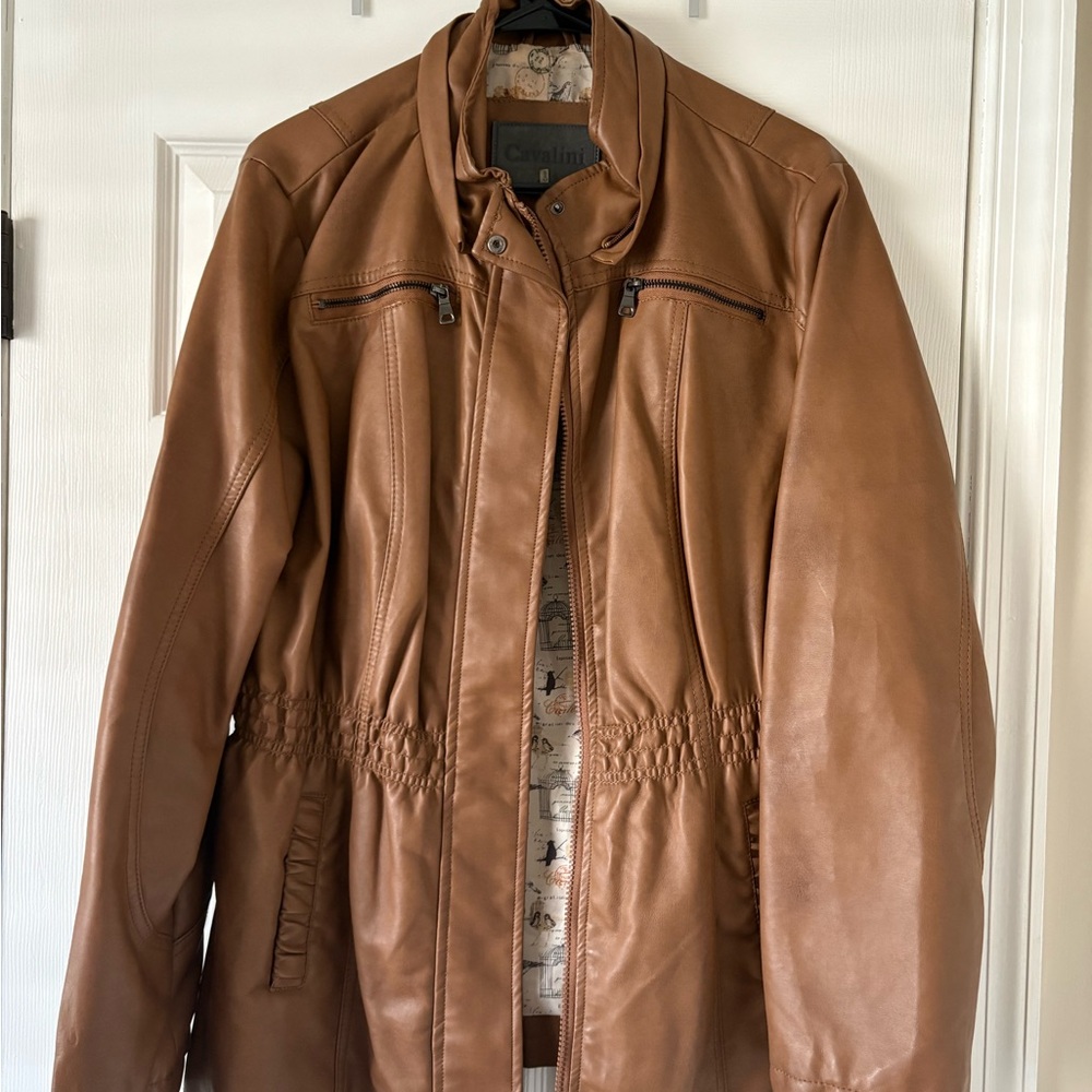 Carolina Tan Leather Jacket